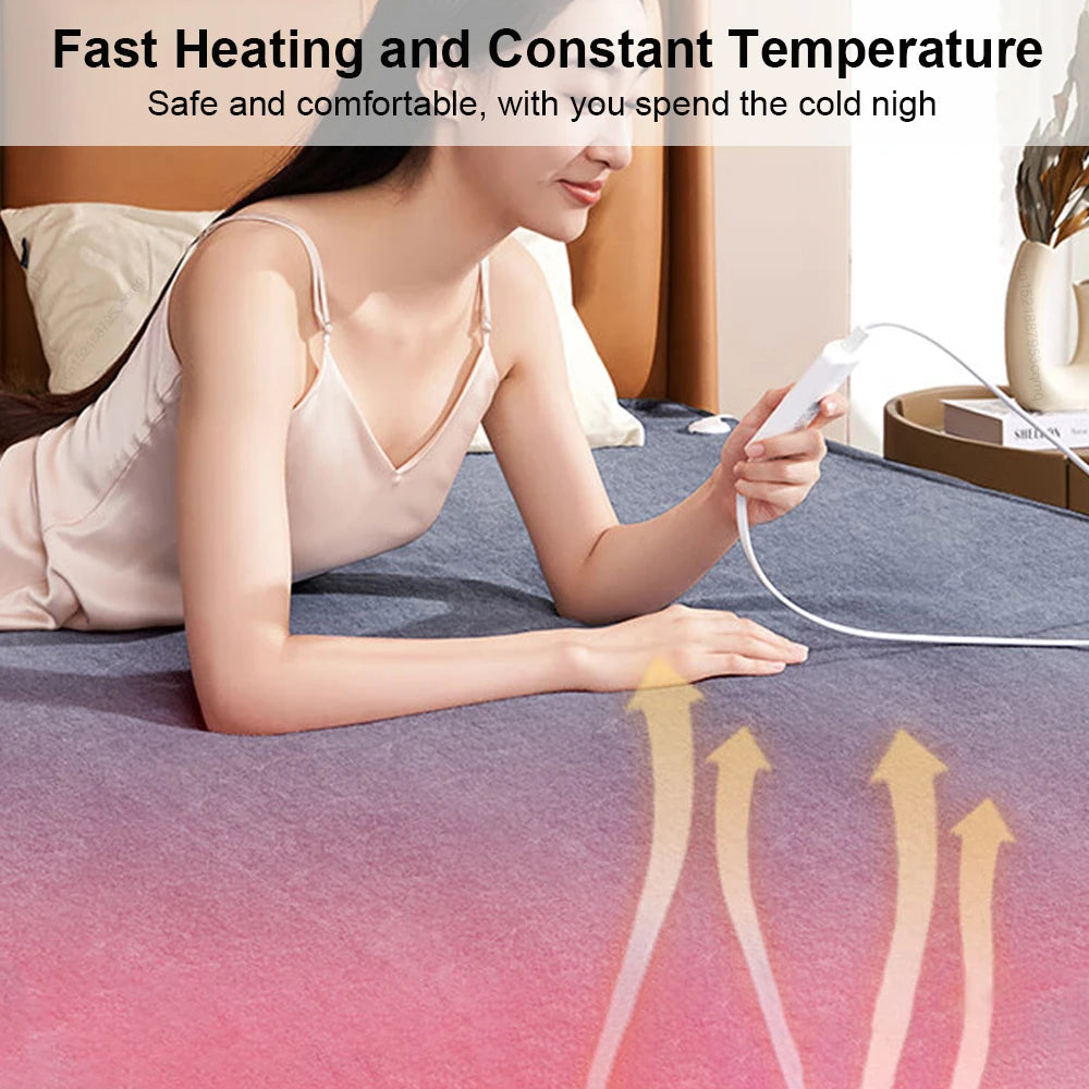 CozyHeat Electric Blanket – 220V Thicker Heated Body Warmer for Ultimate Comfort