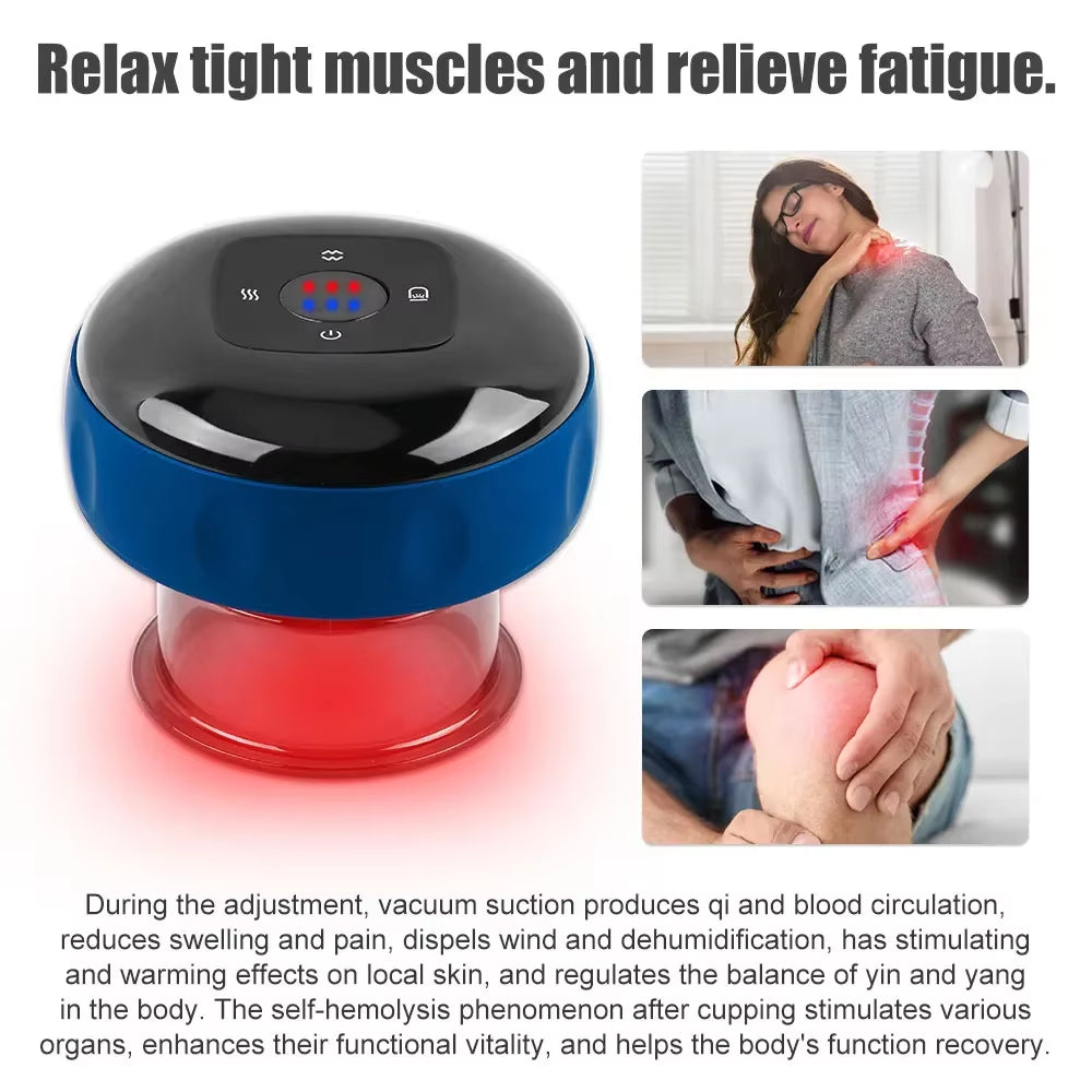 USB Rechargeable Cupping Therapy &  Massager