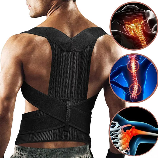 Adjustable Posture Corrector & Back Support Brace