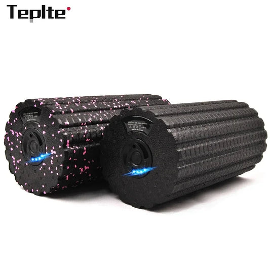 Electric Foam Roller with Vibration Massage – 4 Speeds, USB Rechargeable