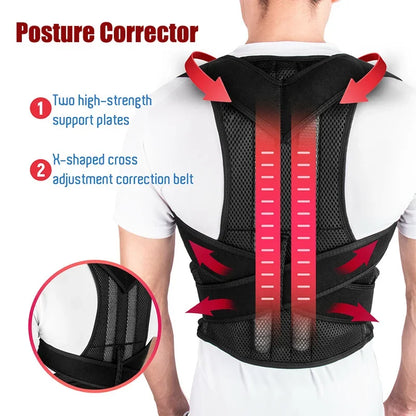 Adjustable Posture Corrector & Back Support Brace