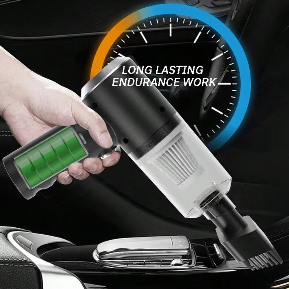 3 in 1 Integrated Suction and Blowing Vacuum Combination Vacuum Cleaner USB Charging Small Car Household Vacuum Cleaner